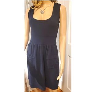 SALE!  Diane Von Furstenberg Navy Blue Dress